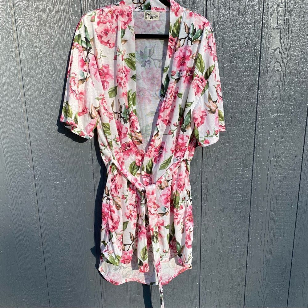 Show Me Your Mumu Rose Floral Robe Coverup 0/S